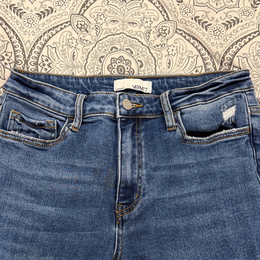Vervet High Rise Straight Leg Jeans - Picture 3 of 16